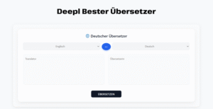 DeepL Deutsch Englisch